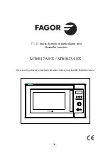 Preview for 78 page of Fagor MWB17AEX Operating Instructions Manual