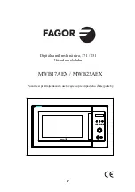 Preview for 89 page of Fagor MWB17AEX Operating Instructions Manual