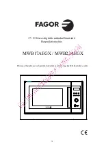 Preview for 81 page of Fagor MWB17X Operating Instructions Manual