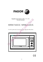 Preview for 103 page of Fagor MWB17X Operating Instructions Manual