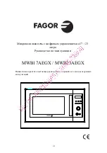 Preview for 114 page of Fagor MWB17X Operating Instructions Manual