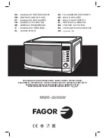 Preview for 1 page of Fagor MWO-20DGW Instructions For Use Manual