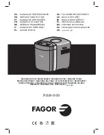 Fagor PAN-900 Instructions For Use Manual preview