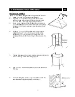 Preview for 9 page of Fagor Range Hood Manual To Installation