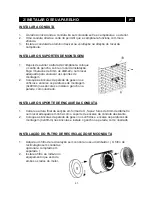 Preview for 43 page of Fagor Range Hood Manual To Installation