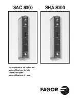 Fagor SAC 8000 Manual preview