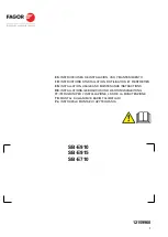 Preview for 1 page of Fagor SB-E910 Installation, Usage And Maintenance Instructions