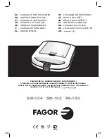 Fagor SW-104 Instructions For Use Manual предпросмотр