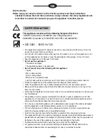 Предварительный просмотр 4 страницы Fagor VCE-171 Instructions For Use Manual