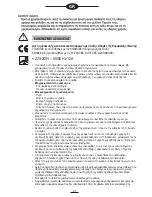 Предварительный просмотр 22 страницы Fagor VCE-171 Instructions For Use Manual