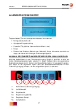 Предварительный просмотр 47 страницы Fagor VISUAL VE 101 Instruction Manual