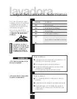 Preview for 22 page of Fagor Washing machine (Spanish) Manual De Instalación Y Uso