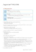 Предварительный просмотр 5 страницы Fagron FagronLab PRO-DMS User Manual