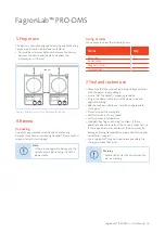 Предварительный просмотр 6 страницы Fagron FagronLab PRO-DMS User Manual