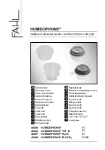 Fahl HUMIDOPHONE G Instructions For Use Manual preview