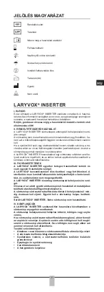 Предварительный просмотр 31 страницы Fahl LARYVOX INSERTER Instructions For Use Manual