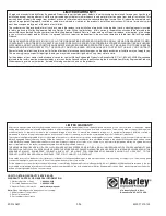 Preview for 4 page of Fahrenheat LFH1502P Installation, Operation & Maintenance Instructions Manual