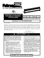 Предварительный просмотр 5 страницы Fahrenheat PHH15002A (Spanish) Manual De Usuario