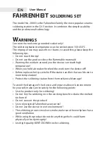 Preview for 2 page of Fahrenheit 28003 User Manual