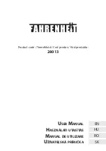 Fahrenheit 28013 User Manual preview