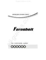 Fahrenheit TL-623B Operation Instructions Manual preview