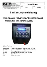 FAIE FD112029 User Manual preview