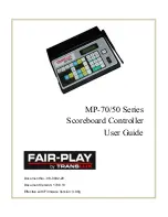 Fair-Play MP-70/50 Series User Manual preview