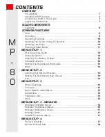 Preview for 3 page of Fair-Play MP-80 Series User Manual