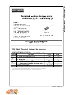 Fairchild 1V5KE440(C)A Specification Sheet preview