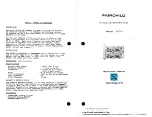 Fairchild 692DCA Instruction Manual preview
