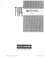 Preview for 1 page of Fairchild 766H SERIES Instruction Manual