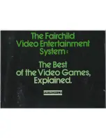 Предварительный просмотр 1 страницы Fairchild Channel F Manual