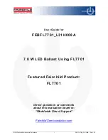 Preview for 1 page of Fairchild FEBFL7701_L31H008A User Manual