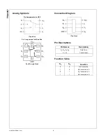 Предварительный просмотр 2 страницы Fairchild FSA3357 Specification Sheet