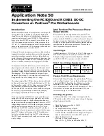 Fairchild SEMICONDUCTOR RC5050 Application Note preview