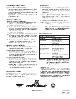 Предварительный просмотр 2 страницы Fairchild T6000 Instructions