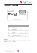 Preview for 117 page of Fairford agility Series User Manual