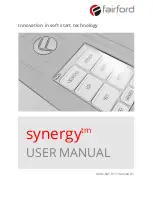 Fairford synergy User Manual preview
