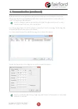 Предварительный просмотр 120 страницы Fairford synergy User Manual