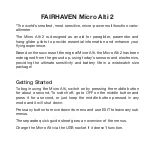 Preview for 3 page of Fairhaven Micro Alti 2 Manual