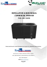 Fairland ECOFER IPH300T Installation & User Manual preview