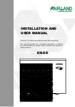 Fairland Inverter-Plus Series Installation And User Manual предпросмотр