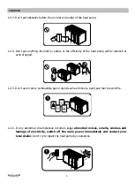 Preview for 5 page of Fairland IPHC150T Installation And User Manual