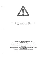 Preview for 2 page of Fairlight CMI Series III Service Manual