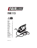 FAIRLINE FHR 115 Manual preview