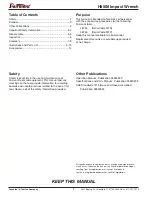 Preview for 2 page of Fairmont 48755 Service Manual