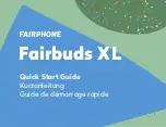 Fairphone Fairbuds XL Quick Start Manual preview