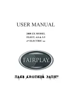 Fairplay 2008 ZX User Manual preview