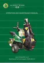 Preview for 1 page of Fairway rider G3 Operation And Maintenance Manual