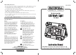 Faithfull FPPSLFF10WR Instruction Manual предпросмотр